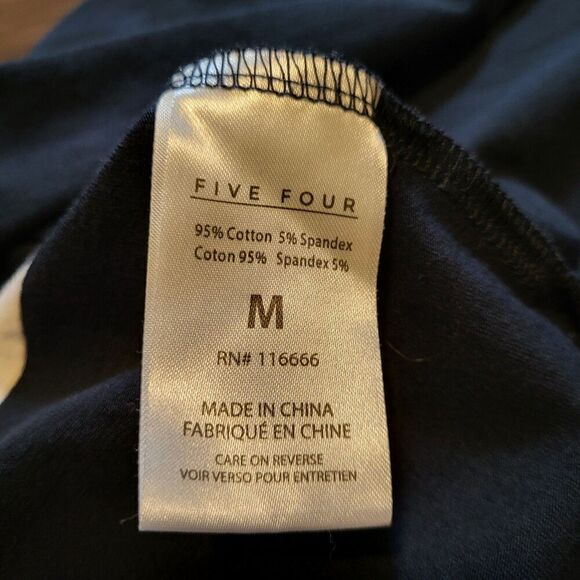 Five Four Horizontal Striped Pocket Tee Mens Medium - Picture 8 of 8